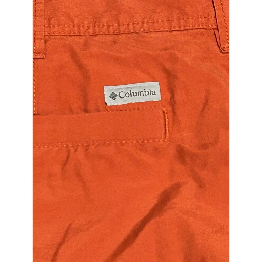 F29 Men's Columbia shorts sz 40 waist‎ burnt orange rust color hiking